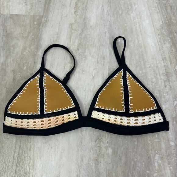 Triangl Neoprene Bikini Top Women’s Size Small++ - Picture 1 of 4
